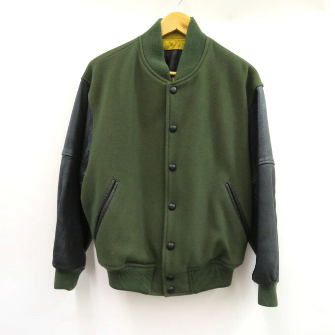 ヴィンテージ Mr.JUNKO レザー×スウェード スタジアムJKT 楽天市場】【中古】Mr.JUNKO ミスタージュンコ スタジャン