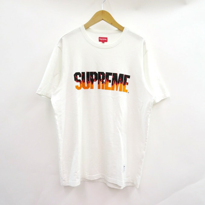 Supreme Flames S/S Top White
