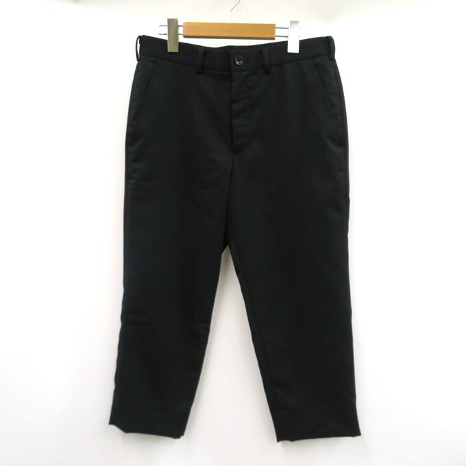 BLACK COMME des GARCONS(ブラックコムデギャルソン) 七分丈 スラックス 1I-P201/AD2011 ブラック サイズ:S 【中古】【125 DM】 【四日市 併売品】【125-250625-01VH】