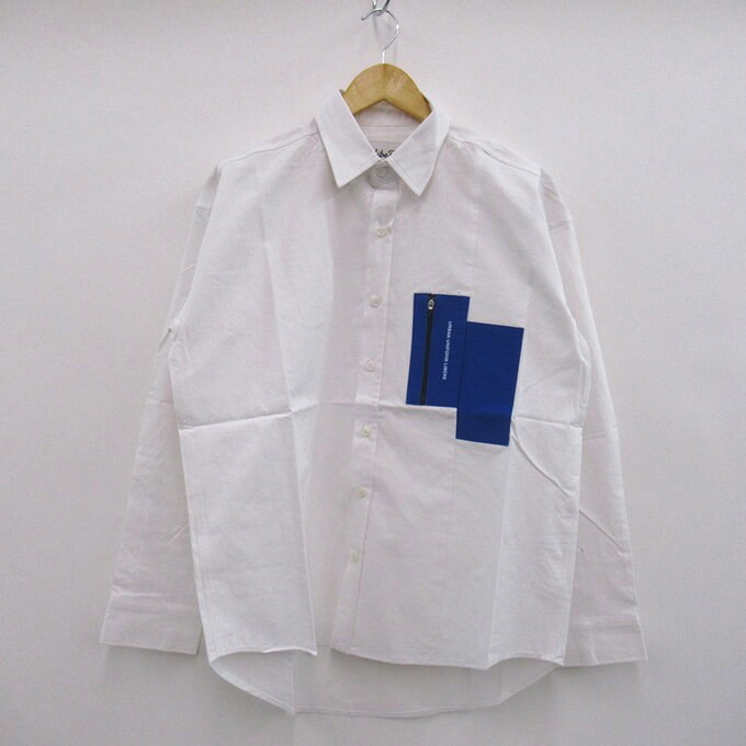 LIBERE CROSS POCKET SHIRTS リベーレ クロスポケットシャツ ホワイト サイズ:1 【中古】【126 ストリート】 【四日市 併売品】【126-250609-03SH】