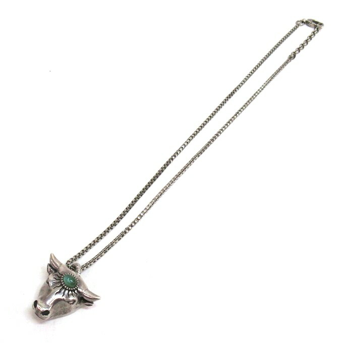 【正規品】美品　GUCCI シルバーネックレスヘッド GUCCI グッチ キャットヘッド ネックレス アクセサリー SV925