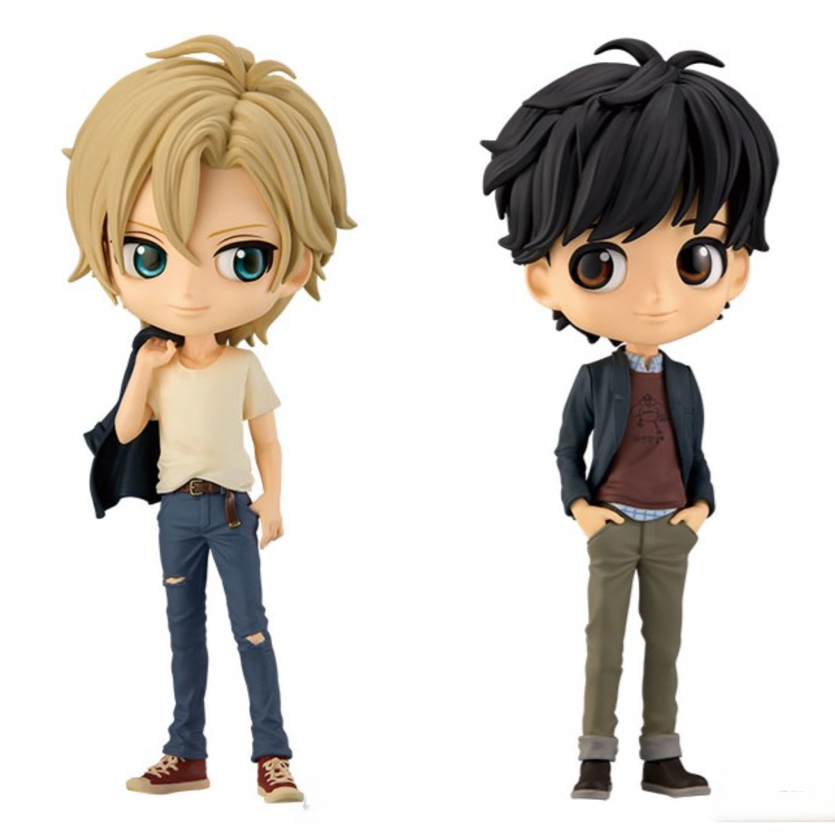 BANPRESTO/バンプレスト BANANA FISH Q posket アッシュ・リンクスュ&奥村英二 Bカラー セット【中古】【フィギュア・ブリスター】【四日市 併売品】【065-250704-03ZH】画像