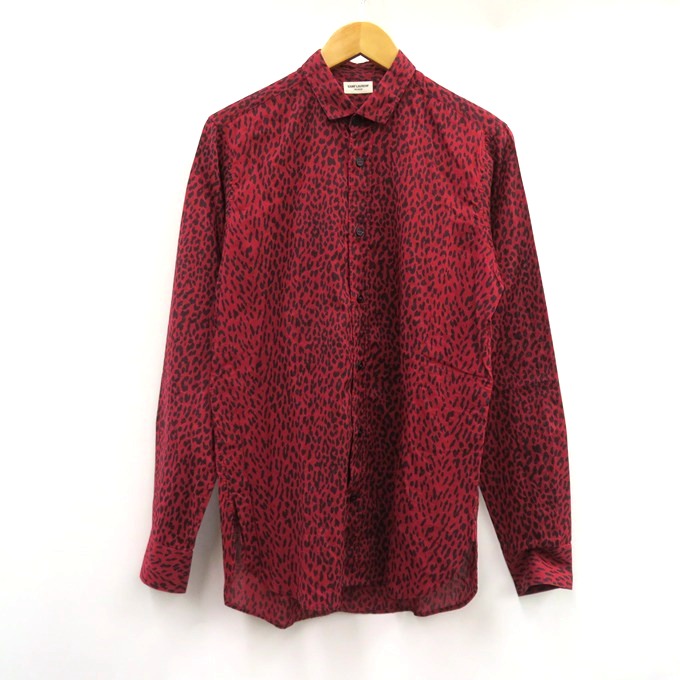 楽天市場】Saint Laurent Paris 465896 レオパード柄 シルク