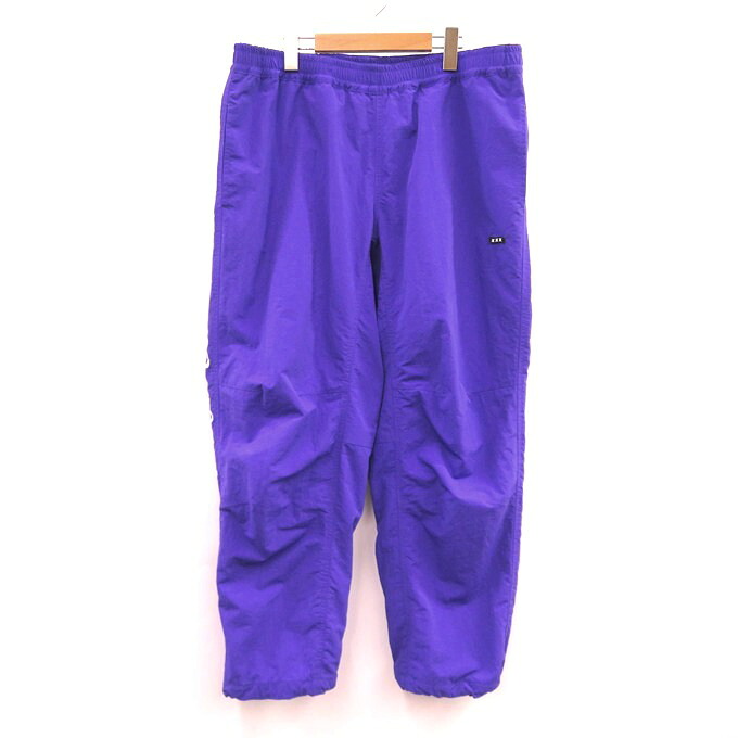 GOD SELECTION XXX TRACK PANTS ゴッドセレクショントリプルエックス 貨物自動車ズボン下 パープル 大きさ：XL【中古】【126 表どおり】【四日市 併売品】【126-250831-01VH】