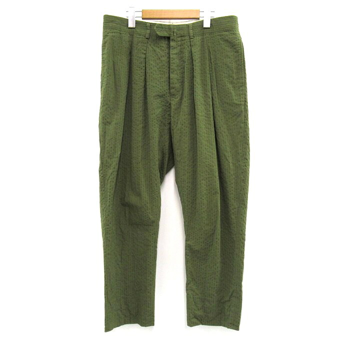 NEAT 2020SS コットンピケテーパードパンツ 46 NEAT 2020SS コットンピケテーパードパンツ 46