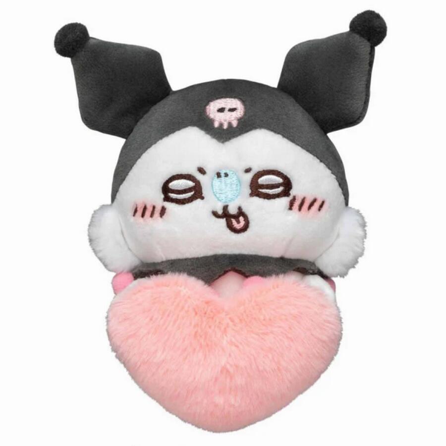 ちいかわマーケット ちいかわ&times;サンリオキャラクターズ デスクトップから見守るひっかけぬいぐるみ (モモンガ・クロミ)【中古】【ぬいぐるみ・おもちゃ】【四日市 併売品】【067-250823-14ZH】｜フーリエ　店