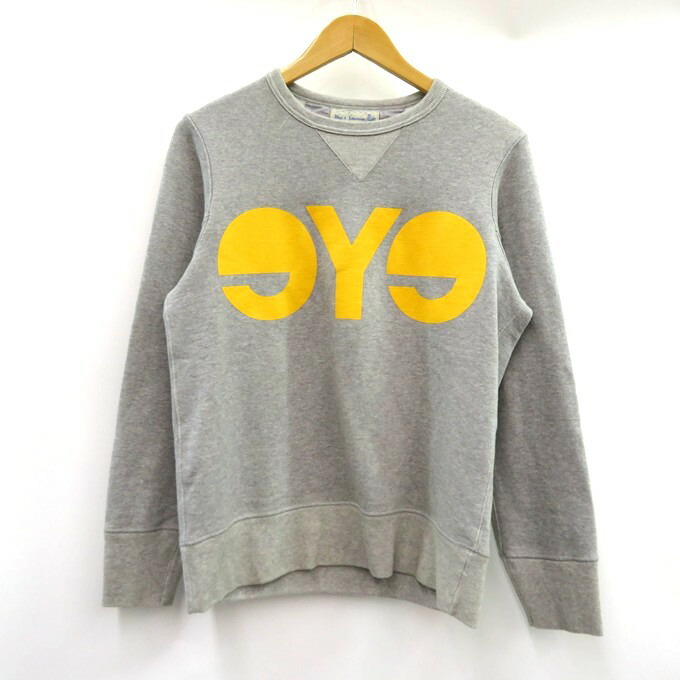 eYe JUNYA WATANABE MAN × Merz b. Schwanen　LOGO SWEAT アイ コム デ ギャルソン ジユンヤ ワタナベマン × メルツベーシュヴァーネン　ロゴ プリント スウェット WT-T902　グレー　サイズ：S 【中古】【125 DM】 【四日市 併売品】【125-250914-03VH】