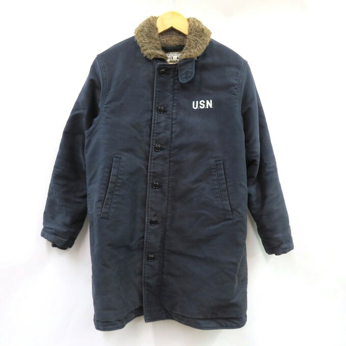 楽天市場】HOUSTONヒューストン 65913 US NAVY WWII DECK JACKET N-1