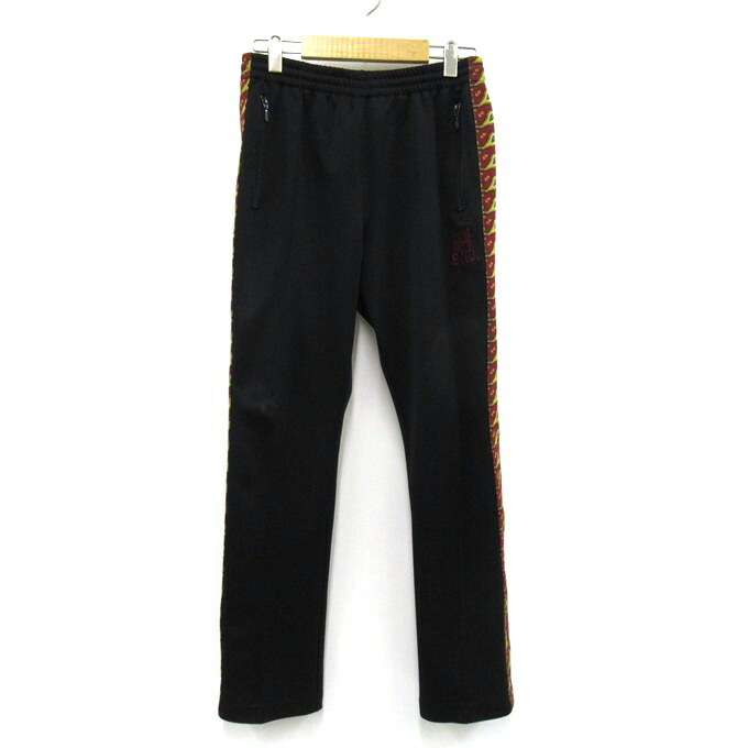 Needles×END TRACK NARROW PANT PAISLEY ニードルズ×エンド ナロー トラックパンツ ペイズリー GL386 ブラック サイズ:S 【中古】【125 DM】 【四日市 併売品】【125-251031-05SH】