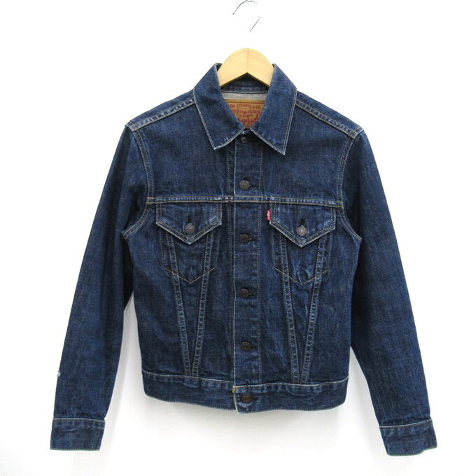 Levi's（リーバイス） 復刻デニムジャケット BIG E 71557-02　インディゴ　サイズ：W34 【中古】【128 アメカジ】 【四日市 併売品】【128-251202-04SH】