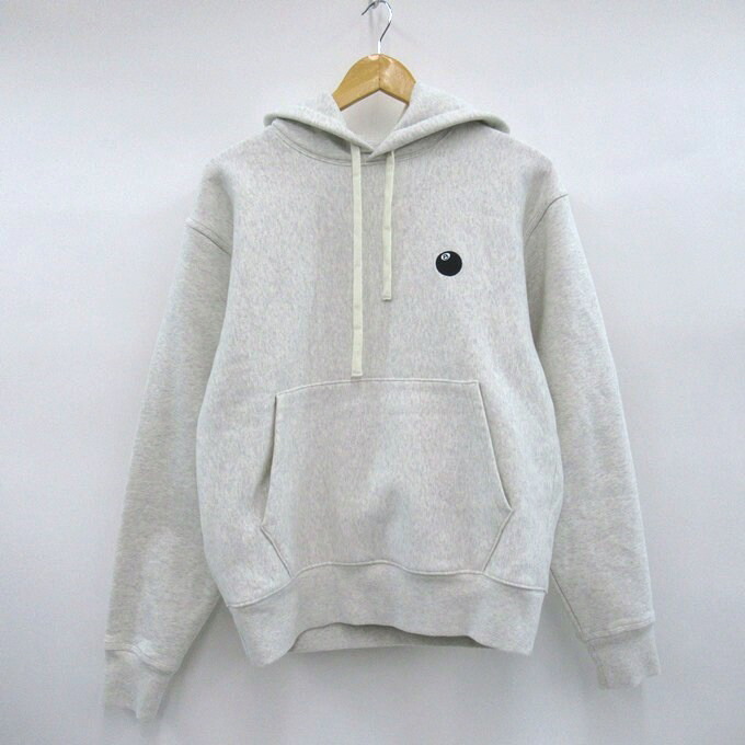 STUSSY 8 BALL EMBROIDERED HOODIE ステューシー プルオーバーパーカー グレー　サイズ：S 【中古】【126 ストリート】 【四日市 併売品】【126-251204-02SH】 10,360円