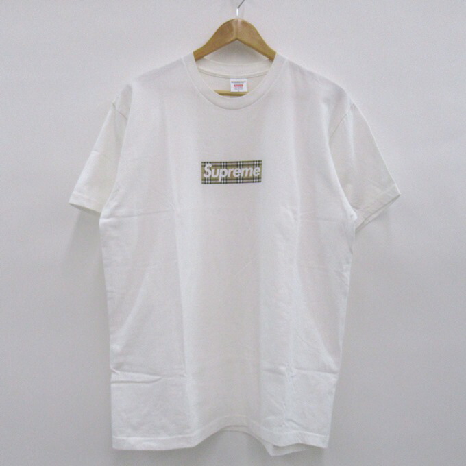 新品Supreme x Burberry ホワイト Tシャツ L Supreme（シュプリーム） 22SS Supreme × BURBERRY バーバリー