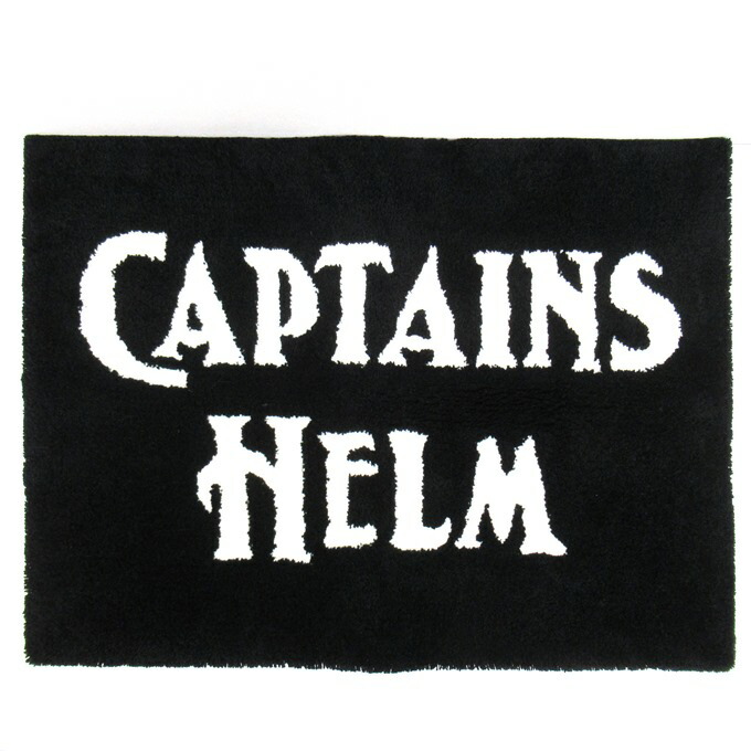 CAPTAINS HELM CH LOGO RUG キャプテンズヘルム CH ロゴタイプ 引っ敷き 黒いこと/白いこと【中古】【147 余分の物アクセ】【四日市 併売品】【147-260108-02SH】