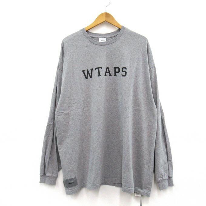 楽天市場】WTAPS 23aw COLLEGE LS COTTON TEE XLサイズ 232ATDT-LTM04S