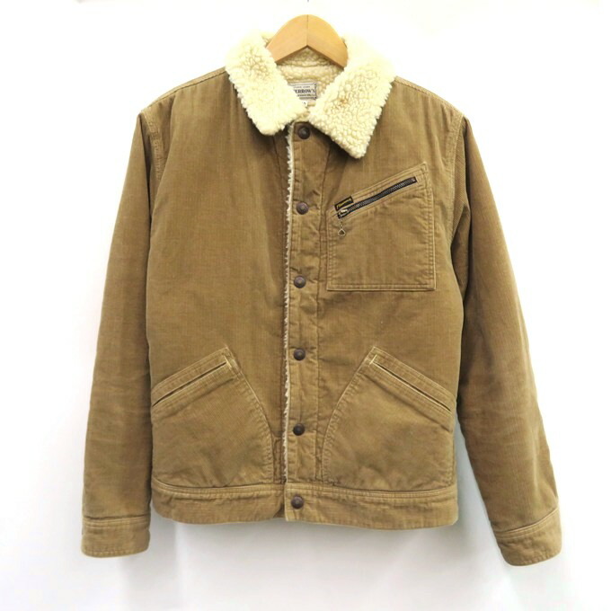 フェローズ　ジャケット　古着 PHERROW'S(フェローズ) / Gジャン/38/コーデュロイ/GRN/SUN-LITE SOUTH