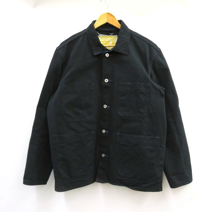 HARDENCO WORKERS JACKET ハーデンコー ワークジャケット ブラック サイズ:44【中古】【128 アメカジ】【四日市 併売品】【128-251217-04VH】|フーリエ 店