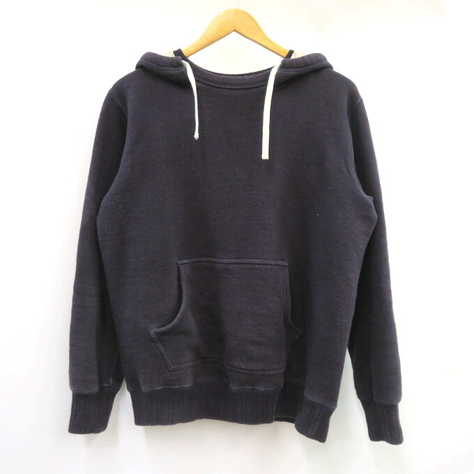 FULLCOUNT After Hood Sweat Shirt Mother Cotton 盛りだくさんかぞえ上げる アフター ボンネット トレーナー お母さん綿織物 / ティーシャツパーカー  3745 NAVY 大きさ：38【中古】【128 アメカジ】【四日市 併売品】【128-260115-05VH】