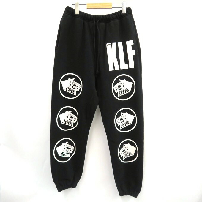 SAINT Mxxxxxx　KLF SWEAT PANTS セント マイケル　スウェットパンツ SM-HR1-0000-C07　ブラック　サイズ：M 【中古】【126 ストリート】 【四日市 併売品】【126-260414-01VH】 29,452円