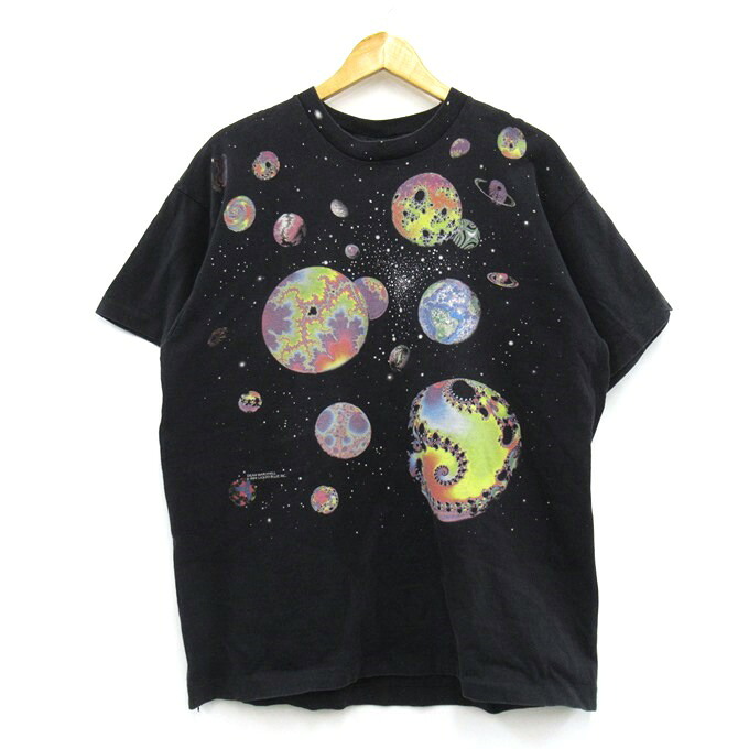 LIQUID BLUE 90's Dean Marshall リキッドブルー ディーン・マーシャル Tシャツ ブラック サイズ:XL 【中古】【128 アメカジ】 【四日市 併売品】【128-260311-05SH】