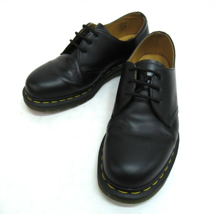 Dr.Martens 3EYE SHOES ドクターマーチン 3ホールシューズ 10085 ブラックン サイズ：UK8（約27cm）【中古】【140 その他靴】【四日市 併売品】【140-260323-03SH】