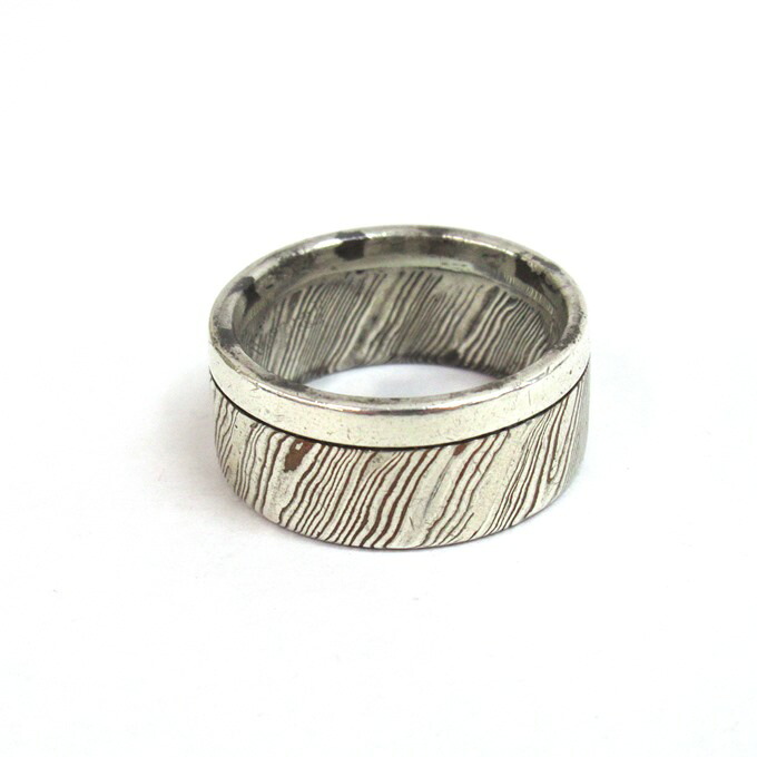 Suman Dhakhwa Valhalla Ring スーマン・ダックワ 相調輪っか 指環 しろがね色 大きさ：約23号【中古】【144 ブランドアクセ】【四日市 併売品】【144-260323-05SH】