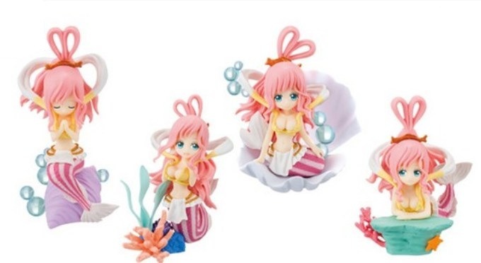BANPRESTO/バンプレスト I LOVE SHIRAHOSHI GIRLISHフィギュア　全４種セット 【中古】【ワンピースフィギュア】 【四日市 併売品】【063-260408-04FH】
