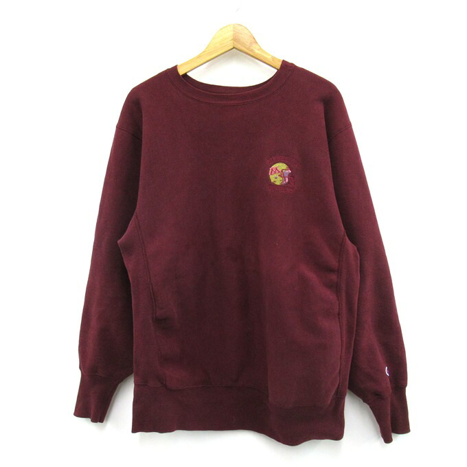 Champion 90's Reverse weave made in USA チャンピオン リバースウィーブ スウェット ボルドー　サイズ：XL 【中古】【128 アメカジ】 【四日市 併売品】【128-260326-08SH】