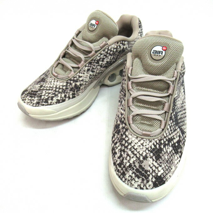 NIKE WMNS AIR MAX DN PRM SNAKE ナイキ ウィメンズ エア湖マックス DN 割り増し金 長虫 HF5512-200 ベージュ/グレージュ系 大きさ：27.5珊【中古】【139 スニーカー】【四日市 併売品】【139-260414-05SH】