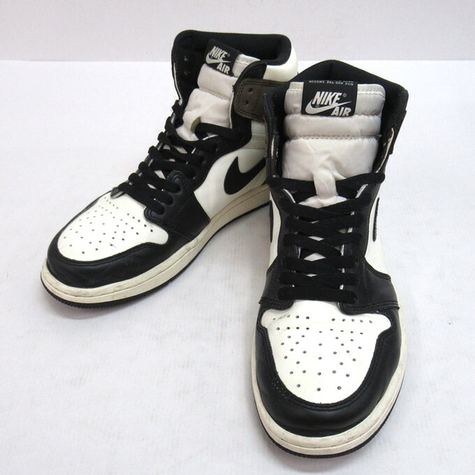 NIKE AIR JORDAN 1 RETRO HIGH OG ナイキ エア湖 ジョーダン 1 レトロ ご機嫌 一風変わった 555088-105 暗然たるモカ/黒いこと-黒いこと 大きさ：27.5珊【中古】【139 スニーカー】【四日市 併売品】【139-260424-01SH】