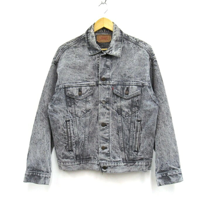 LEVI'S 80-90's ACID WASH DENIM JACKET リーバイス デニムジャケット 70507-0253　グレー　サイズ：S【中古】【128 アメカジ】【四日市 併売品】【128-260427-06SH】｜フーリエ　店