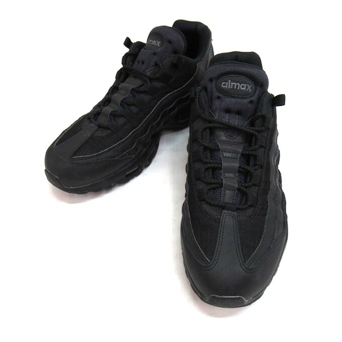 NIKE AIR MAX 95 ESSENTIAL ナイキ 大気圏 マックス 95 エッセンシャル CI3705-001 黒いこと/靉靆たる薄墨色 大いさ：29糎【中古】【139 スニーカー】【四日市 併売品】【139-260512-01SH】