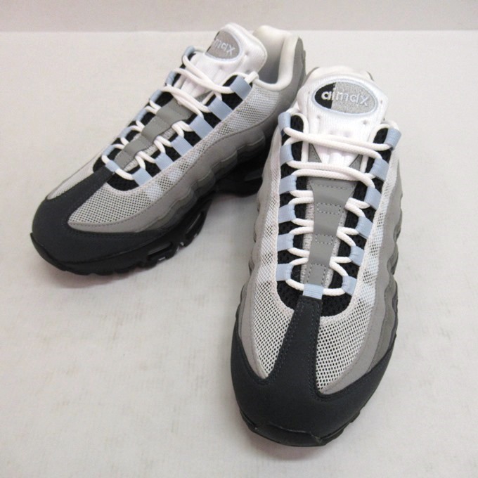 NIKE WOMEN\u0027S AIR MAX 95 OG BIG BUBBLE ナイキ ウィメンズ エア湖マックス95 OG ビッグ砂上の楼閣 \"ブルーティント\"" HJ5996-002 黒いこと/薄墨色/白いこと 大きさ：25.5糎【中古】【139 スニーカー】【四日市 併売品】【139-260515-02SH】"