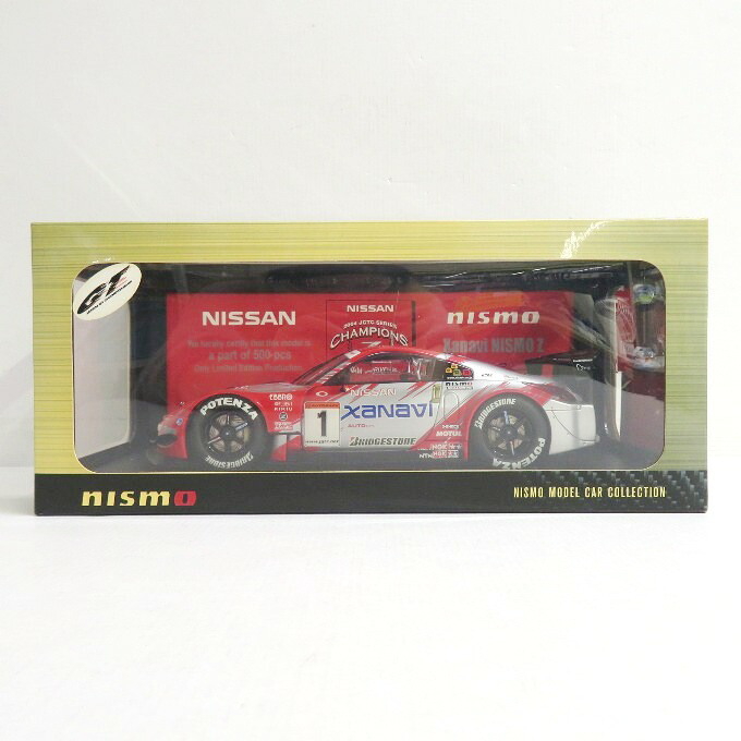 AUTOart/オート工芸 1/18 日産 ザナヴィ ニスモ Z GT500 2004 #1 大阪オートメッセ2006押さえるひな形（領域押さえる500台）【中古】【ミニカー】【四日市 併売品】【071-260608-06FH】