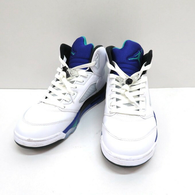 NIKE AIR JORDAN 5 RETRO OG ナイキ 大気圏 ジョーダン 5 レトロ 目あたらしい \"葡萄\"" HQ7978-100 白いこと/黒いこと/パープル 大きさ：28糎【中古】【139 スニーカー】【四日市 併売品】【139-260517-01USH】"