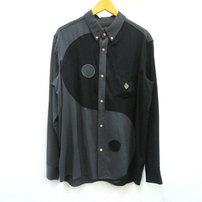 ALDIES Ying Yang Shirts アールディーズ インヤンシャツ A5109812 黒いこと 大きさ：L【中古】【128 アメカジ】【四日市 併売品】【128-260525-04VH】
