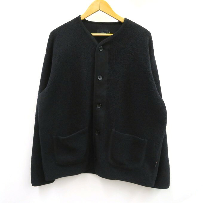 SLICK Fleece Piping Cardigan スリック フリース パイピング ジレー 5155655 黒いこと 大きさ：2【中古】【125 DM】【四日市 併売品】【125-260530-04VH】