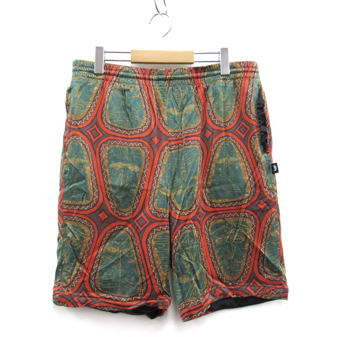 STUSSY mask shorts ステューシー マスクショーツ ハーフパンツ マルチカラー　サイズ：M【中古】【126 ストリート】【四日市 併売品】【126-260521-05SH】｜フーリエ　店