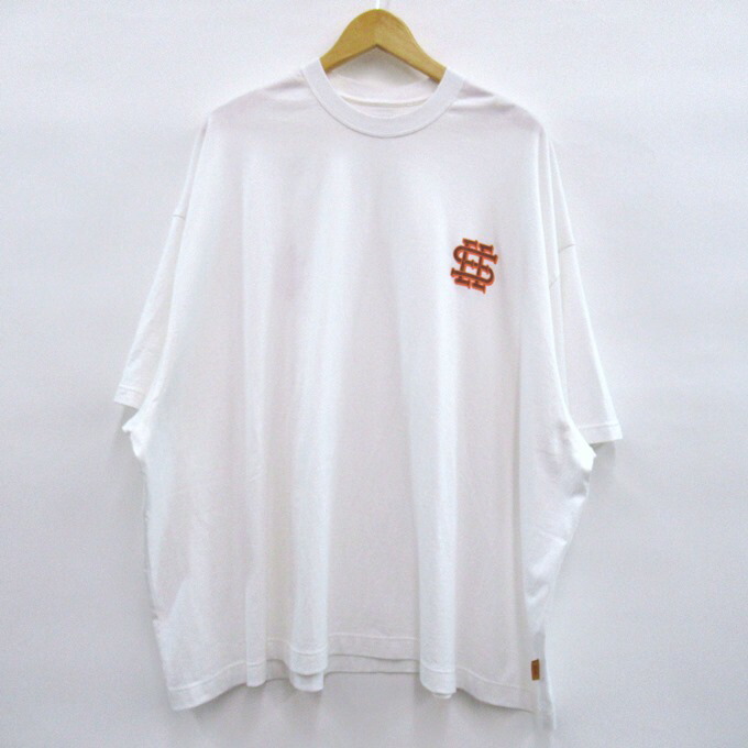 SEE SEE Super Big Flat S/S Tee シーシー ロゴタイプ刷り上げる ビッグプルオーバー 白いこと 大きさ：XL【中古】【126 表どおり】【四日市 併売品】【126-260522-08SH】