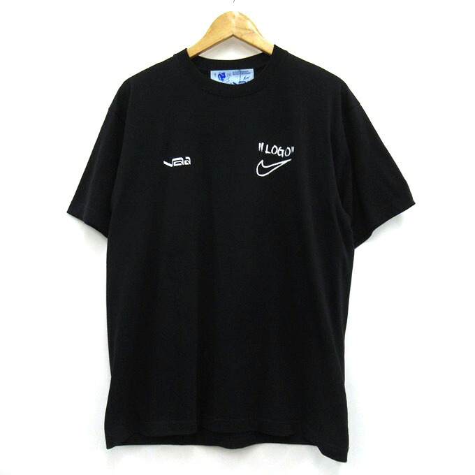 FRAGMENT DESIGN×VAA×NIKE S/S TEE フラグメントデザイン×ヴァージル アブロー アーカイブ×ナイキ 半袖プルオーバー VBM-36080-C 黒いこと 大きさ：L【中古】【126 表どおり】【四日市 併売品】【126-260610-02SH】