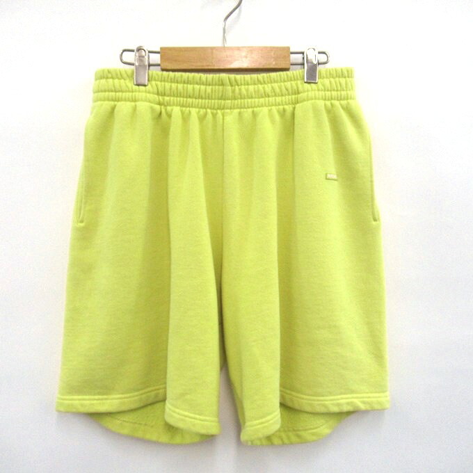 Supreme 23FW Small Box Sweatshort シュプリーム スモールボックスロゴスウェットショーツ イエロー　サイズ：S【中古】【126 ストリート】【四日市 併売品】【126-260629-05SH】｜フーリエ　店