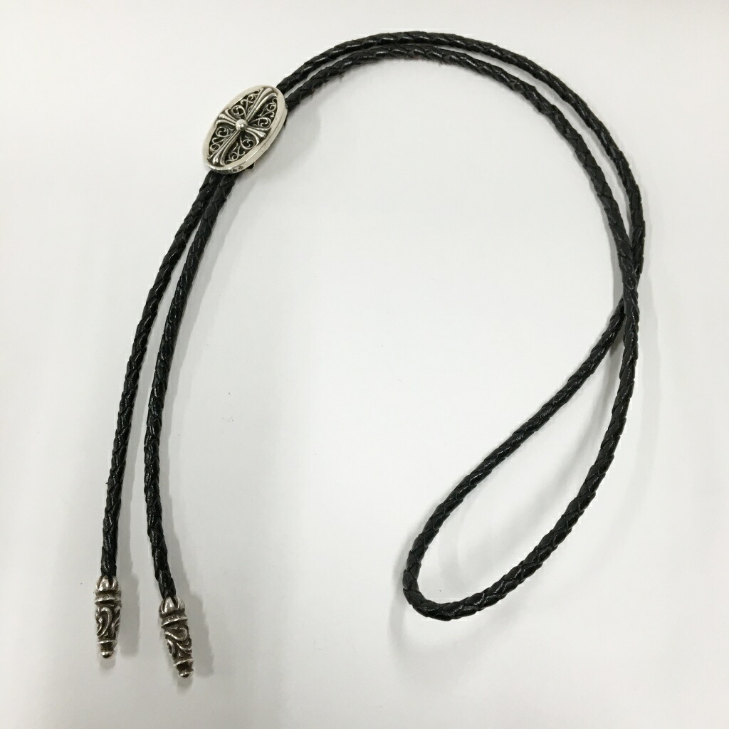Chrome Hearts クロムハーツ Bolotie Ovaltiny カラー シルバー ブラック 中古 144 ブランドアクセ 鈴鹿 併売品 144 01ns 送料無料 人気ブランド シルバー特有のくすみ 弊社が店頭におきま Painandsleepcenter Com