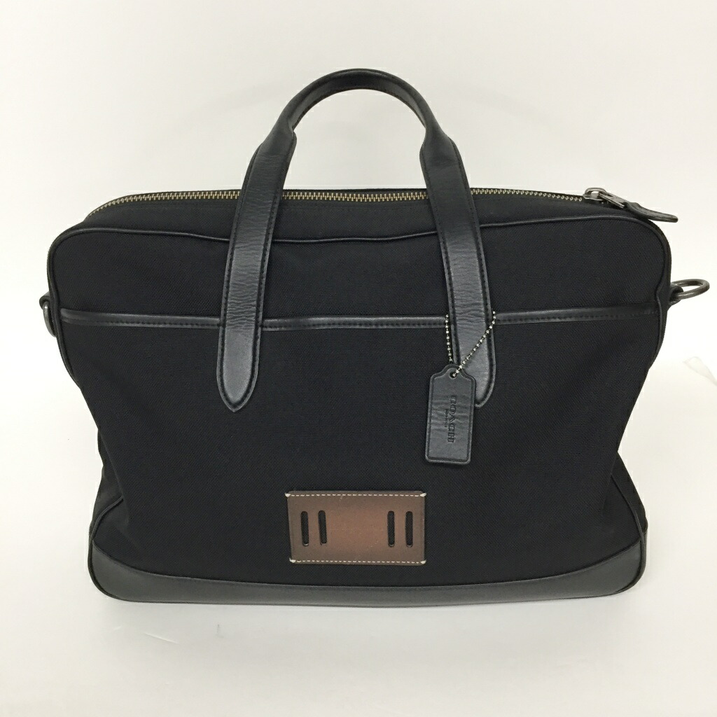 Coach コーチ 折鞄 外観 涅色 中古 148 Spブランド 鈴鹿 併売プライド 148 04ns 貨物輸送無料 英名ブランド Ficap Fr