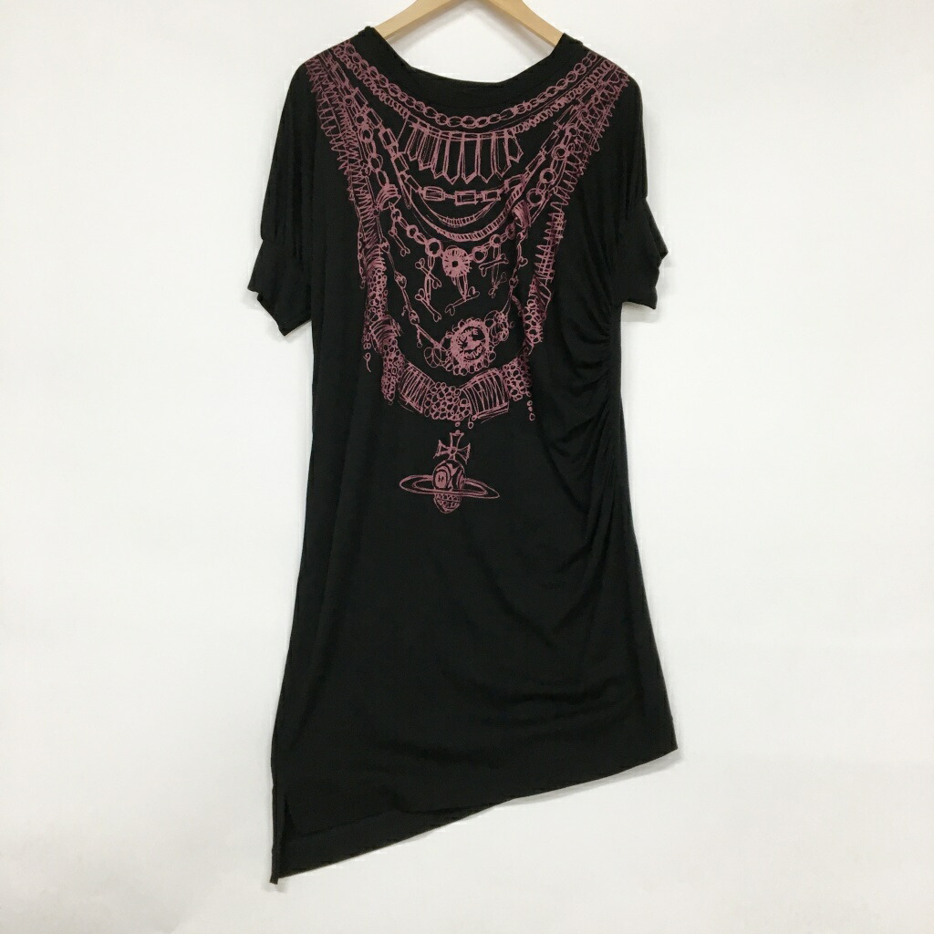 Vivienne Westwood ヴィヴィアンウエストウッド プリントカットワンピース サイズ 2 カラー ブラック 中古 132 レディーストップス 鈴鹿 併売品 132 01ns Highsoftsistemas Com Br