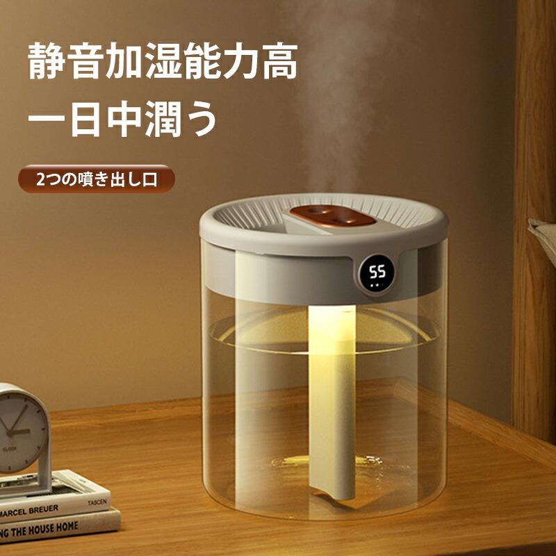 楽天市場】【8/18限定2人に1人最大100%P】上部給水 加湿器 超