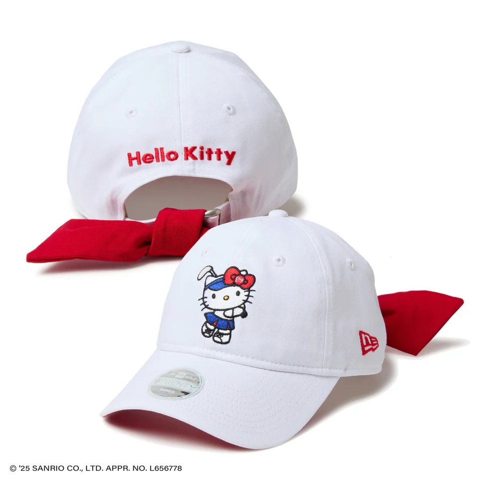 最終お値下げハローキティ トラッカーキャップ ホワイト(NEW ERA） NEW ERA ニューエラ キャップ 帽子 9FORTY A-Frame トラッカー