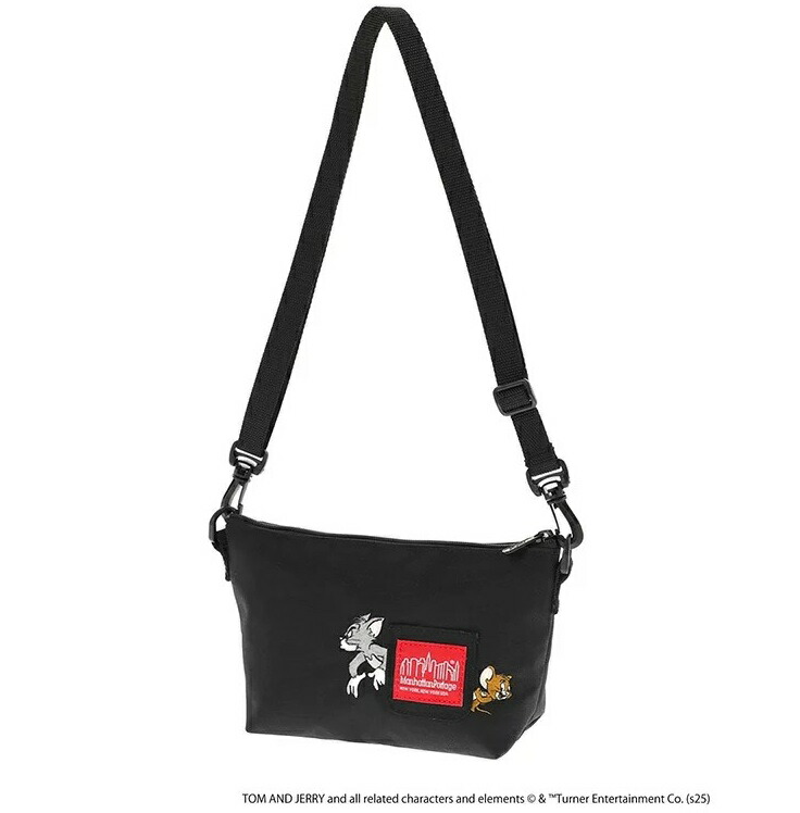 【新品】マンハッタンポーテージ トムとゼラチン 共同研究 ショルダーバッグ ミニ御徒面子 黒いこと Manhattan Portage Tom and Jerry Shoulder bag