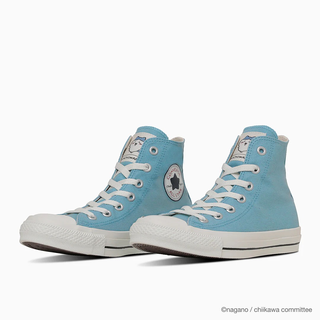 【新品】コンバース ちいかわ コラボスニーカー ハチワレ オールスター ハイカット ブルー Converse Chiikawa Hachiware ALL STAR HI sneakers
