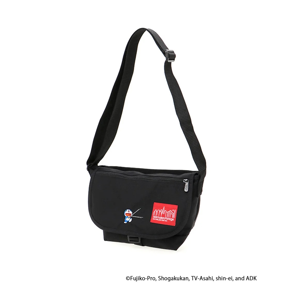 【新品】マンハッタンポーテージ ドラえもん コラボ メッセンジャーバッグ JR フラップ ジッパーポケット ブラック ManhattanPortage Doraemon 2024 MP1605JRFZPDORA24 14,256円