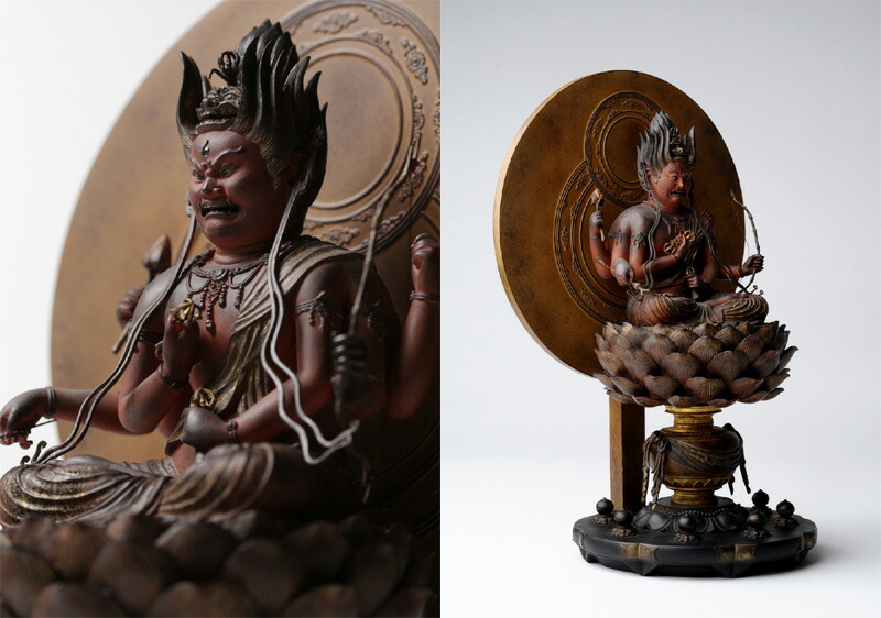 (イスム) 精巧 Isumu フィギュア 不動明王 ふどうみょうおう インテリア スタンダード 仏像 高さ31cm 雑貨 置物