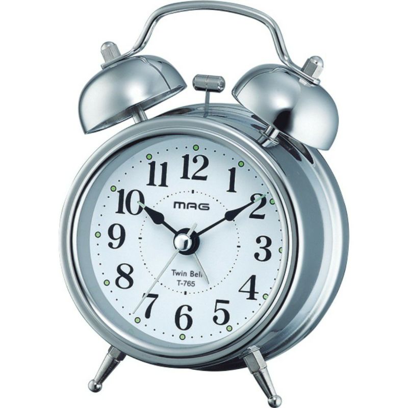 楽天市場】ノア精密 T-765 S-Z MAG マグ 目覚まし時計 置時計